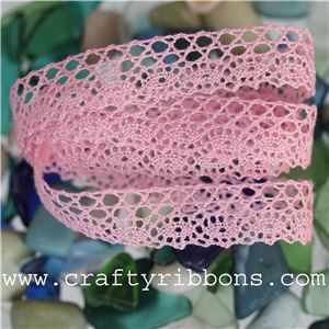 Morlaix Cotton Lace - Rose Candy